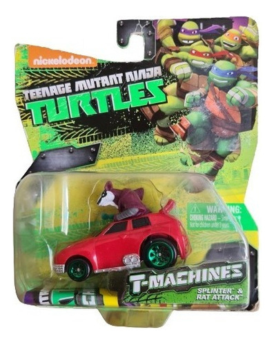 Tartaruga Ninja T-machine Mestre Splinter & Rat Attack