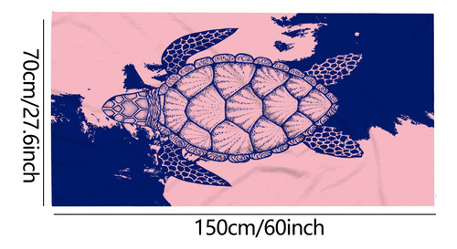Toalla De Playa C, Microfibra, Superligera, Acuarela Con For