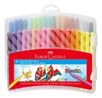 Comprar Marcadores Finos Faber Castell Caja 36 Unidades Con Estuche