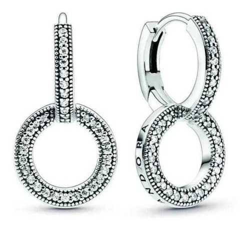 Pendientes Pandora Doble Pave