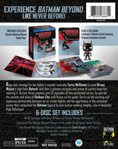 Batman Del Futuro Beyond Serie Completa Blu-ray + Funko | Envío gratis