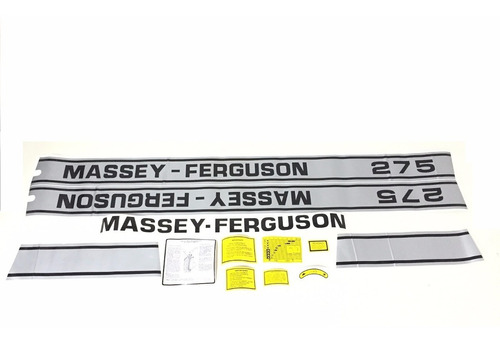 Decalque Faixa Adesiva Trator Massey Ferguson 275 Antigo