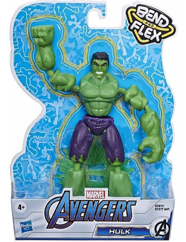 Muñecos Marvel Avengers Bend And Flex - Hulk Hasbro