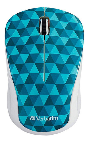 Mouse Inalámbrico Verbatim Blue Led Wireless Azul 