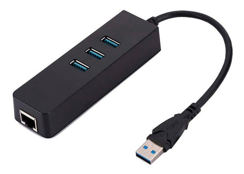 Adaptador Usb 3.0 Ethernet, Hub Usb 3.0 4x1 Com Rj45 1000