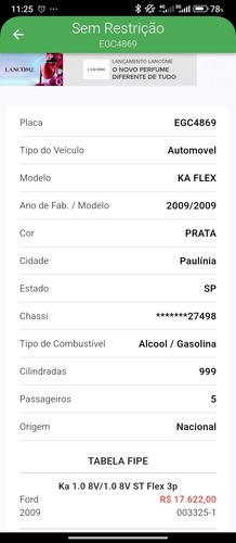 Ford Ka 1.0 Tecno Flex 3p 70 hp