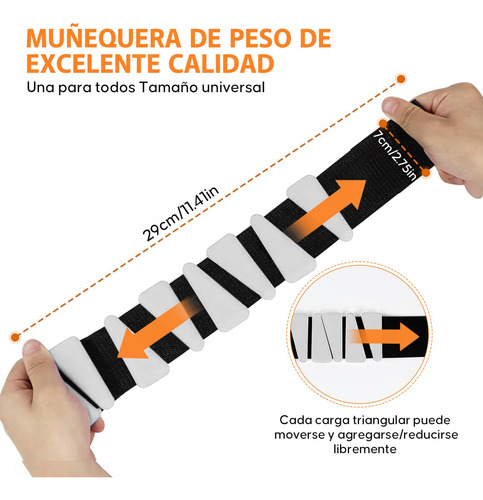 2pcs Polainas Pesas Para Tobillos