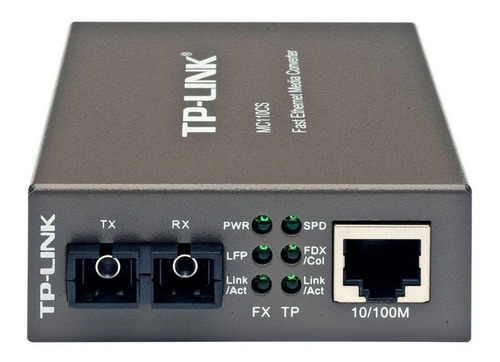 Tp Link Media Converter Mc110cs 10/100 Fibra Optica