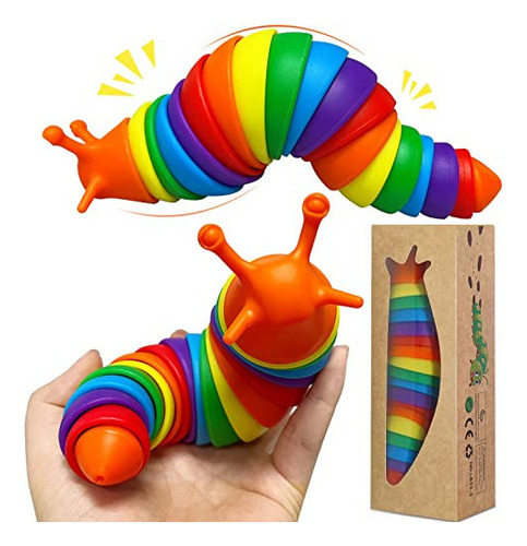 Juguete Sensorial Fidget Slug Para Niños Pequeños Autistas