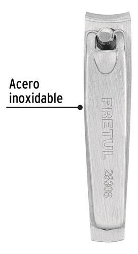 Corta Uñas 2¨ Acero Inoxidable Pretul 28308