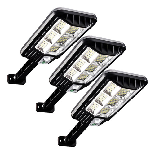 X3 Foco Led Exterior Con Sensor Movimiento Focos Solar 120w