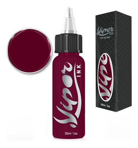 Tinta De Tatuagem Viper Ink Tinta Para Tatuagem Cor Magenta Do 30ml