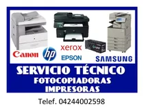 Comprar Servicio Tecnico Fotocopiadoras Multifuncionales Canon Hp