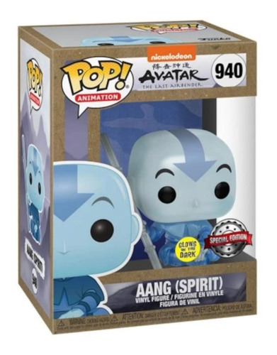 Funko Pop! Aang Espíritu Glow Avatar - Caja Maltratada #940