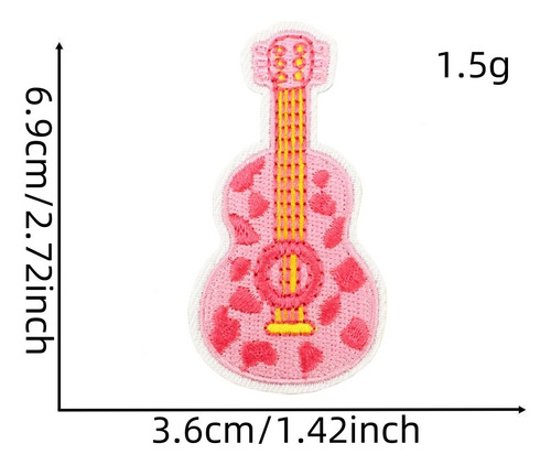 Vaquero Rosa Ropa Planchar Parches Bordados Termoadhesivos
