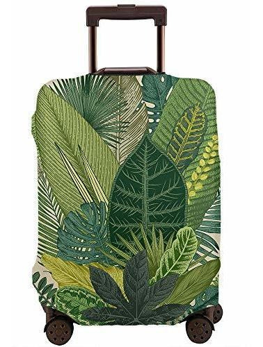 Maleta - Moslion Leaf Luggage Covers Vintage Tropical Palm T