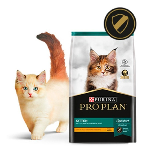 Alimento Pro Plan OptiStart Kitten para gato de temprana edad sabor pollo y arroz en bolsa de 1 kg