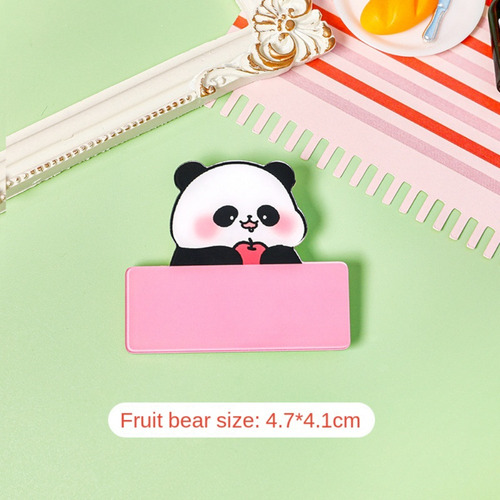 Lindo Broche Acrílico Con El Nombre De Un Panda, Bonito, Esc
