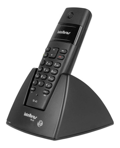 Telefone sem fio Intelbras TS 40 C preto