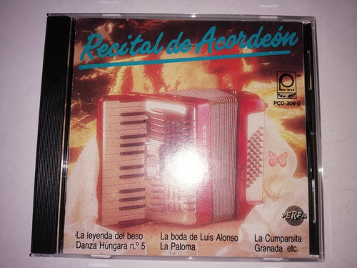 Maria Jesus Recital De Acordeon Cd Nac Ed 1992 Mdisk
