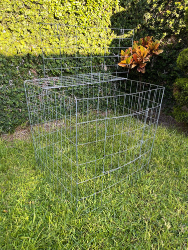 Jaula Para Gallos 75x75 3 Piezas