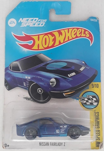 Hot Wheels Nissan Fairlady Z #184 Iconico De Serie!