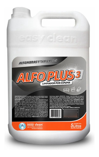 Limpiador Liquido De Alfombras Alfo Plus 3 X 5l