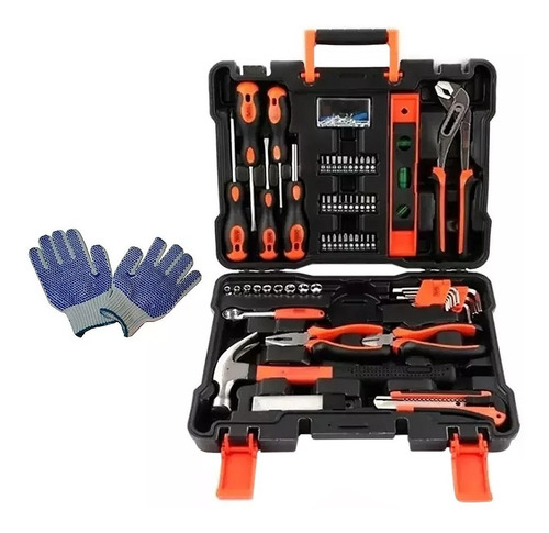 Set Herramientas Kit Juego Manuales Black Decker 153 Piezas