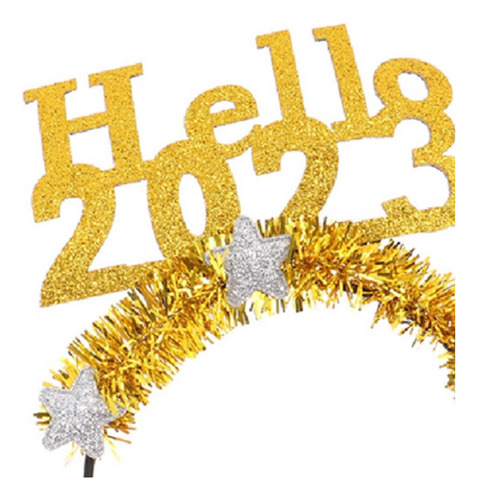 2x Feliz Año Nuevo Diadema Nochevieja Fiesta Vacaciones
