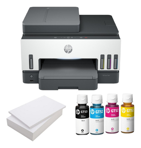 Impresora Hp Smart Tank 790 Aio + Tintas Gt52 Color + Tinta 