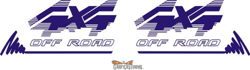 Imagen 4 de 7 de Calco 4x4 Off Road Kit 02 Ploteados Calcos Graficastuning