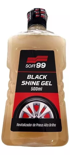 Revitalizador De Pneus Pretinho Black Shine Gel 500ml Soft99