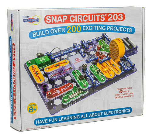 Snap Circuits 203 Kit De Exploración Electrónica | Más De 20