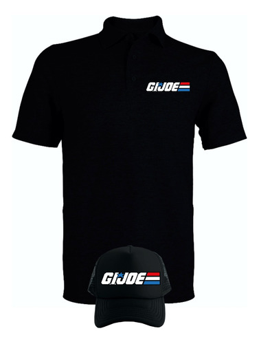 Camiseta Tipo Polo Gi Joe Obsequio Gorra Serie Black