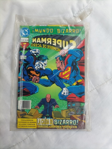 Superman La Caída De Bizarro#7 1995 Incluye Poster En Bolsa