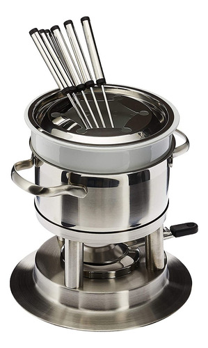 Swissmar Arosa 11 pieza Acero Inoxidable Fondue Set