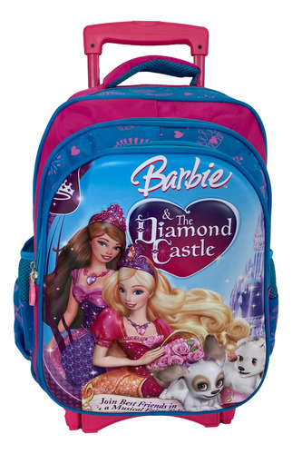 Maleta Morral Barbie Ruedas Grande Carpetero Escolar