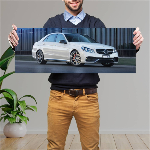 Cuadro 30x80cm Auto 2014 Mercedes Benz E 63 Amg 293