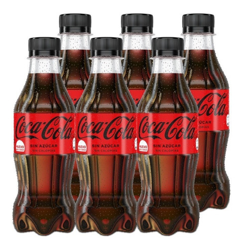 Refresco Coca - Cola Sin Azúcar 250ml Funda X6
