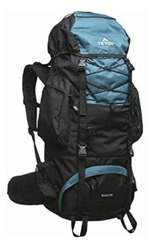 Teton Sports Scout Internal Frame Backpack; High-performance Color Pacific