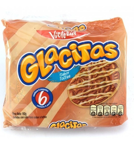 Galletas Glacitas Toffle - Bolsa X 6 Paquetes