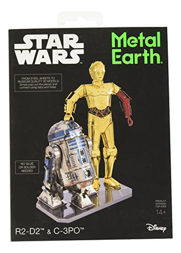 Fascinaciones Metal Earth Star Wars R2d2 Y C-3po Box Set 3d 