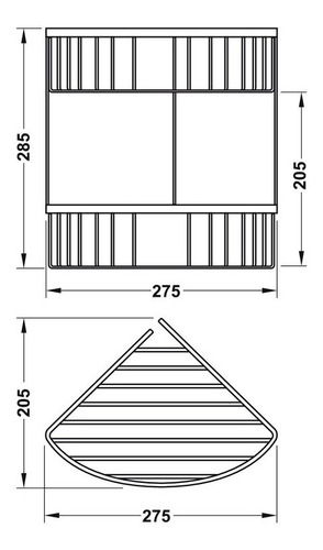 Cesta Organizador De Ducha 2 Niveles Cromo P Aquasys Hafele