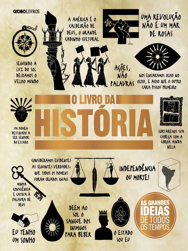 O Livro Da História, De Varios / Vários Autores. Editora Globo Livros, Capa Mole, Edição 2017-08-03 00:00:00 Em Português