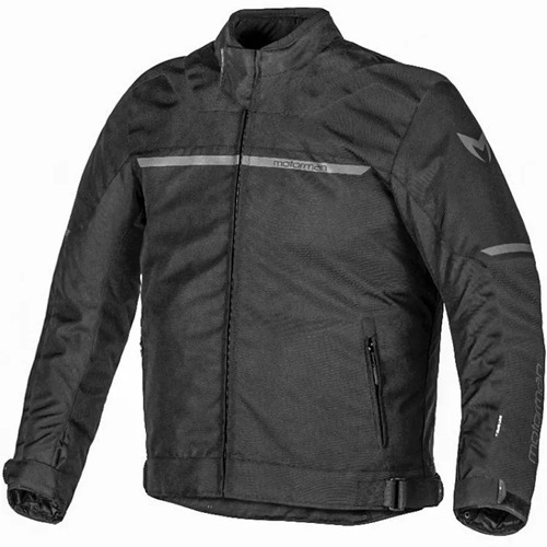 Campera Motorman Tommy Cordura Negro Bamp Group