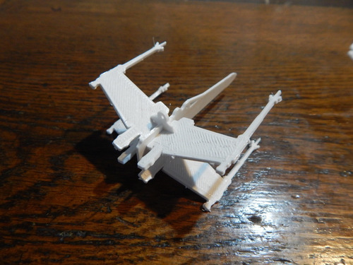 Star Wars Diy X-wing Kit Figura Impresion 3d Pixelados_
