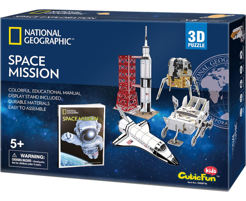 Cubic Fun Rompecabeza 3d National Geographic Mision Espacial