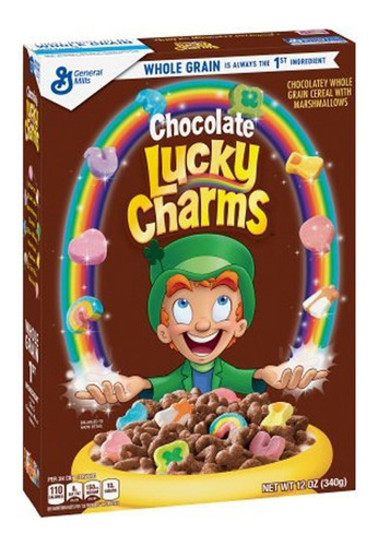 Cereal Lucky Charms Chocolate 311 Gr Importado