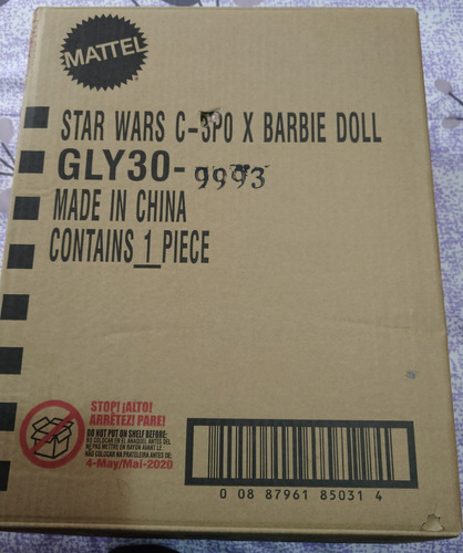Barbie Star Wars - C3po Mattel Original (Usado)