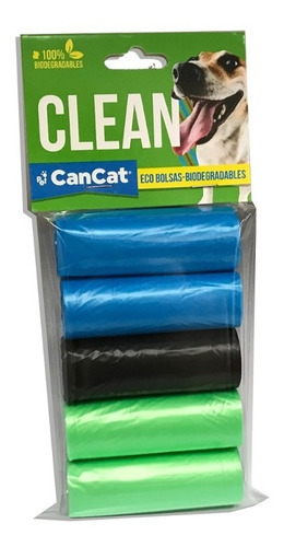 Imagen 5 de 10 de Bolsitas Sanitarias Perros Biodegradables Cancat 50 Bolsas